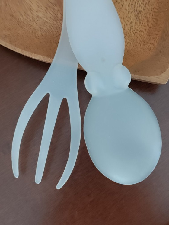 Image 1 of Luca Trazzi salad cutlery for Viceversa Design