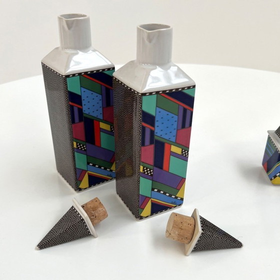 Image 1 of Öl-Essig-Pfeffer-Salz-Set Metropol von Barbara Brenner für Rosenthal, 1990er Jahre