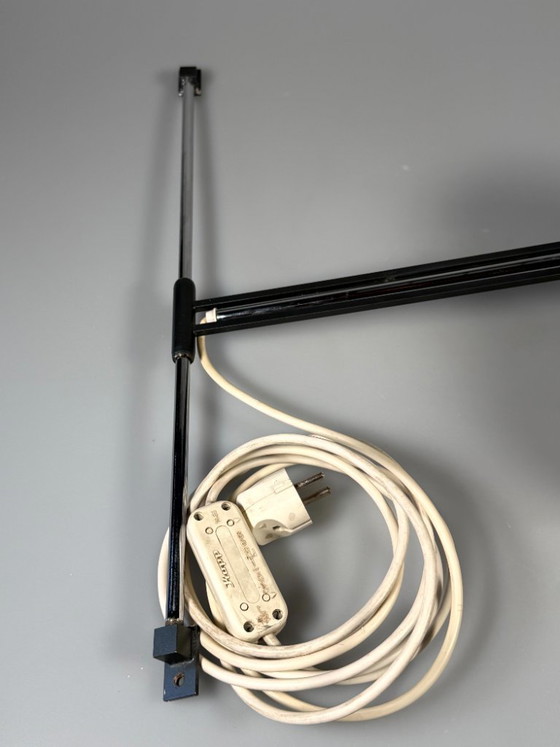 Image 1 of 60er 70er Jahre Wandlampe Wall Sconce ausziehbar Metall Chrom Mid Century Design