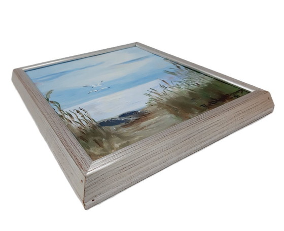 Image 1 of Dipinto ad olio d'epoca su tela