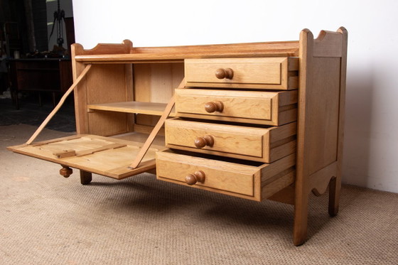 Image 1 of Oak sideboard by Guillerme and Chambron for Votre Maison 1960.