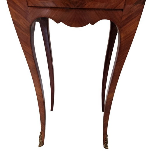 Image 1 of Louis XV style bedside table with 3 drawers, 1960s/70s