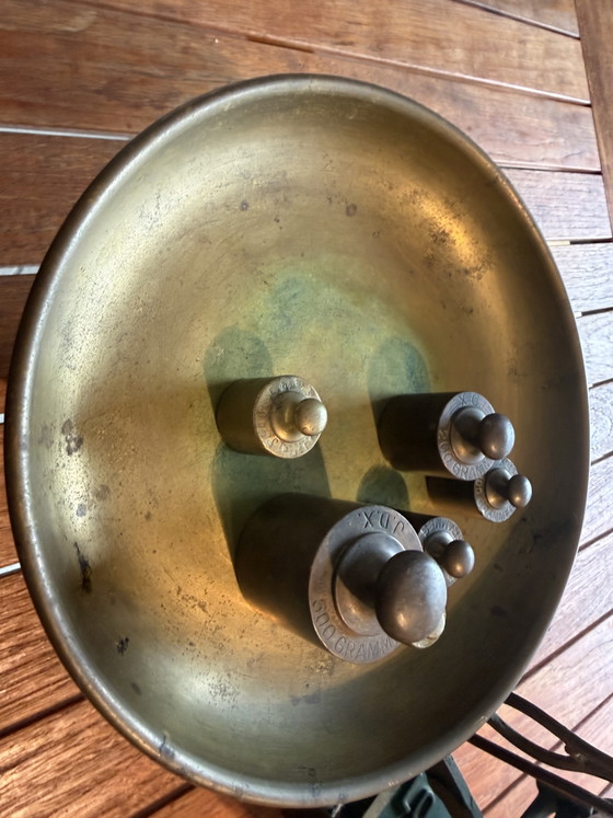 Balance vintage Force 2 kilos – Objets déco, Cast Iron, Brass (photo 8 of 11)