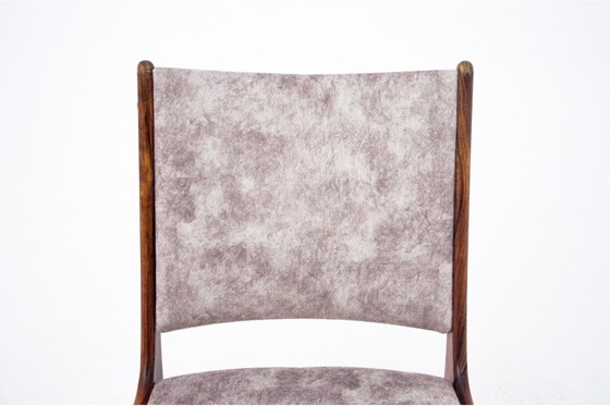 Image 1 of Set van 6 teakhouten stoelen, Uldum Mobelfabrik, Denemarken, 1960