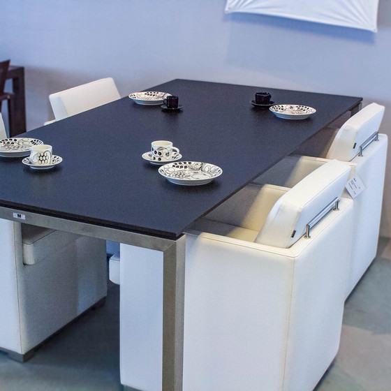 Image 1 of Manutti Trento dining table - 220x105 with Zendo chair (set of 4)