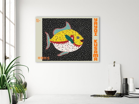Fish - Poisson - Yayoi Kusama 1986 - Affiche Fine Art 70 × 100 Cm – Paper (photo 5 of 6)
