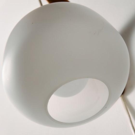 Image 1 of Lámpara de pared MK10987 de teca y vidrio de Uno & Östen Kristiansson para Luxus