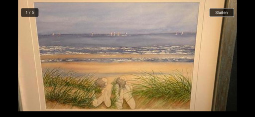 Mooi groot aquarel di Ingrid Geudens