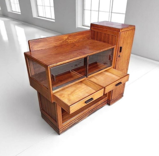 Image 1 of Art Deco dressoir Amsterdamse School