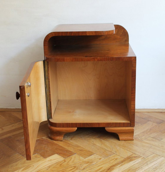 Image 1 of Nachttisch im Art-Deco-Stil der 1930er Jahre