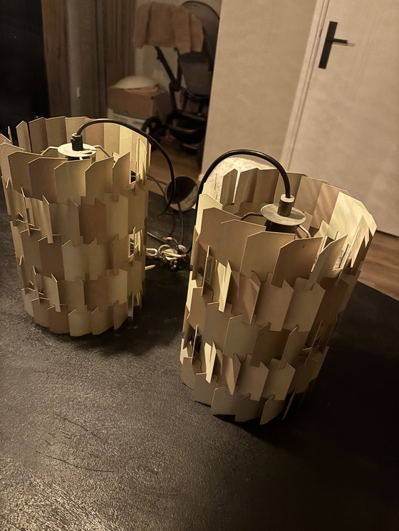 Image 1 of Twee Louis Weisdorf Lyfa Pop Facet lampen 