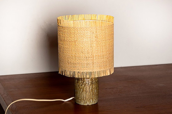 Image 1 of Zweedse vloerlamp van keramiek uit de "Rubus" serie van Gunnar Nylund voor Rörstrand 1960.