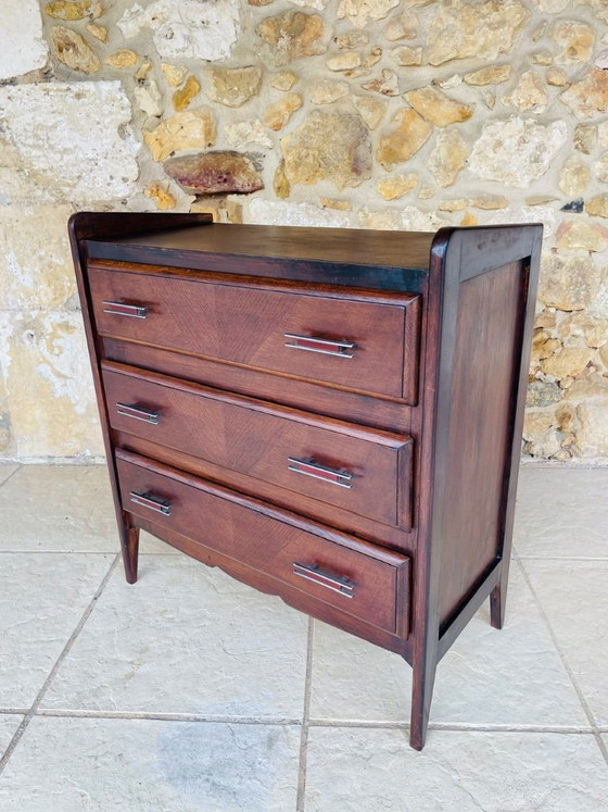 Commode vintage en noyer de style Art déco, années 1950 – Wood (photo 28 of 28)