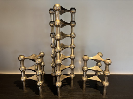 13 Originele Stoff Nagel S22 Kandelaars Zilver