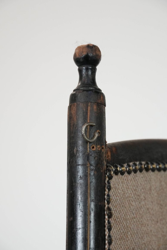 Image 1 of Antique restored bendwood Art Nouveau room divider from the late 19th century