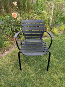 6x chaise de jardin Zuiver Vondel noire