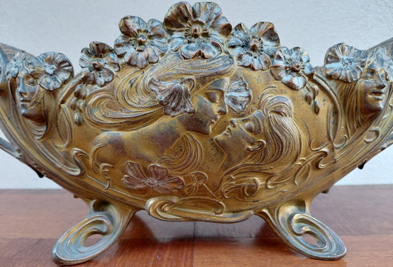 Image 1 of Bronze Planter, Claude Bonnefond