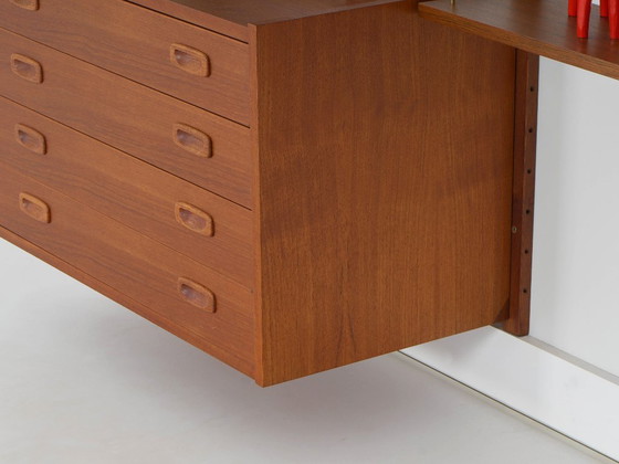 Image 1 of Librería de teca PS System, diseño danés, década de 1960, fabricada por Randers Møbelfabrik.