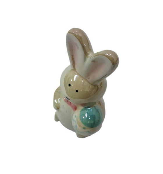 Image 1 of Ceramic Glazed rabbit figurine 12 cm