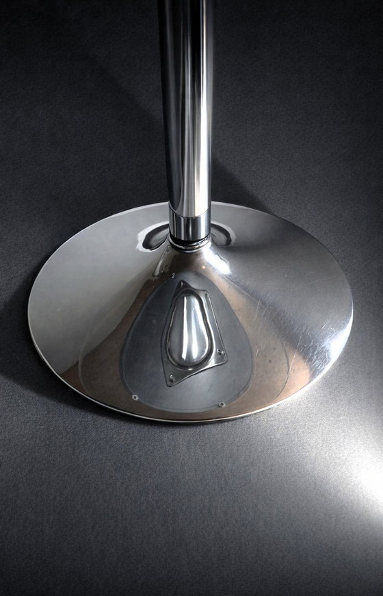 Image 1 of Tavolino da caffè anni Ottanta / cromo - vetro