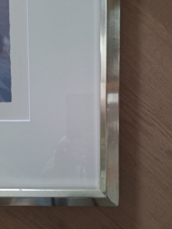Ingelijste Zeefdruk Van Coby Langen – Schilderijen & Tekeningen, Aluminium, Glass (photo 5 of 6)