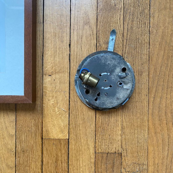 Image 1 of Lampada da parete/soffitto a mezza sfera e mezza luna, 24 cm, vetro bianco opaco