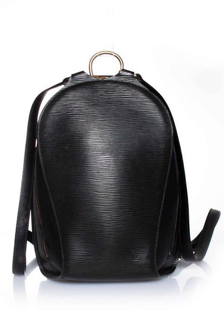Louis Vuitton 1999 Black Epi Leather Mabillon Backpack Louis Vuitton 1999 Black Epi Leather Mabillon Backpack
