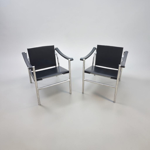 Cassina LC1 Armchair Set of 2 Designer Armchairs Leather Armchairs Chair Le Corbusier