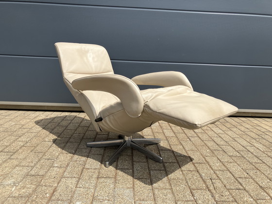 Image 1 of Jori Symphony Medi Mono-move recliner Beige Lipano leather