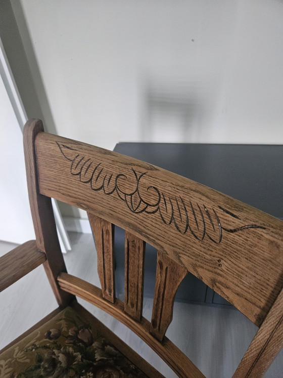 Image 1 of Fauteuil fauteuil ancien vintage Art Nouveau 