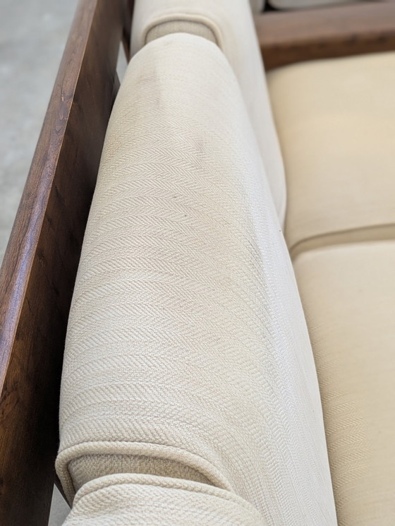 Image 1 of Divano - Legno, tessuto - Set da soggiorno - Divano 3 posti e 2 poltrone