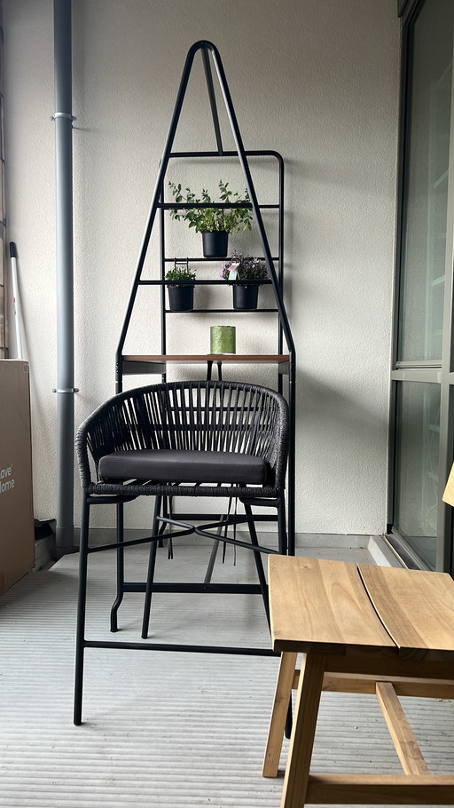 4 sedie da giardino di media altezza Kave Home