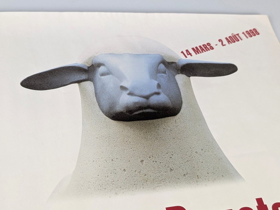 Image 1 of Manifesto originale della mostra di Les Lalanne "À Bagatelle" firmato a mano, 1998