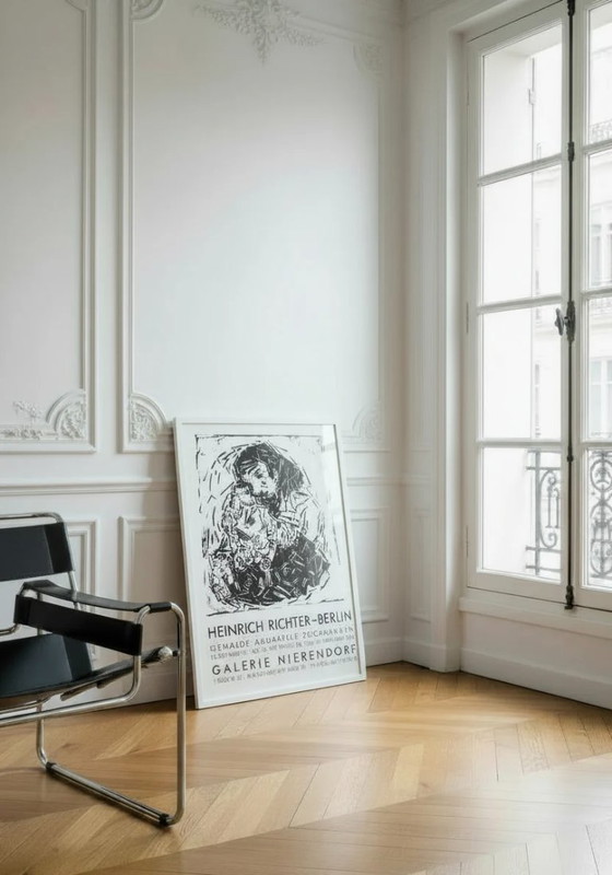 Heinrich Richter (1920–2007), Pärchen, Galerie Nierendorf Berlin, 1974, Affiche d'Exposition Vintage, – Paper (photo 2 of 9)