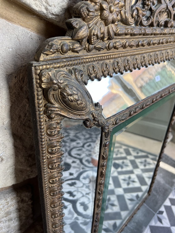 Image 1 of Antique mirror pare close