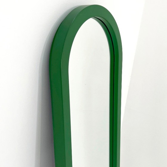 Groene Lijst Spiegel van Anna Castelli Ferrieri voor Kartell, jaren 80 – Glass, Plastic (photo 4 of 6)