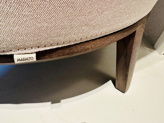 Ensemble Maxalto Febo en lilas très clair par Antonio Citterio – Fauteuils, Wood, Textile (photo 12 of 15)