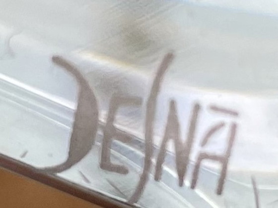 Image 1 of Desna Bohemia - Facet cut crystal bowl on foot