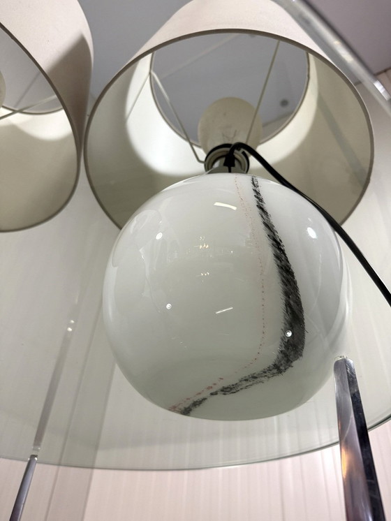 Image 1 of Peill & Putzler Large Glass Table Lamps 1970's