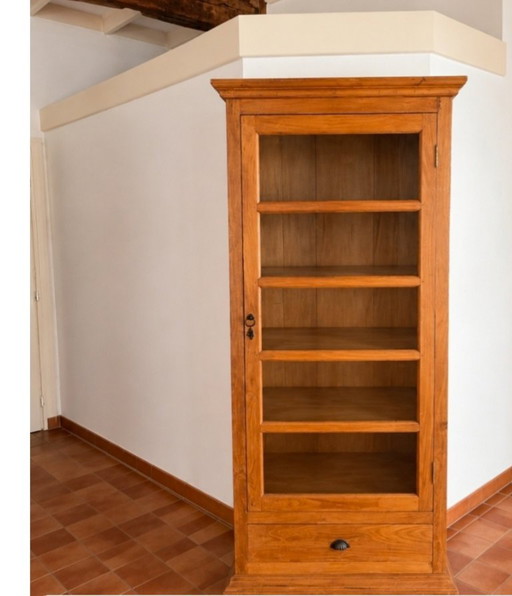 Vitrinekast, Teakhout. – opbergkast, Wood