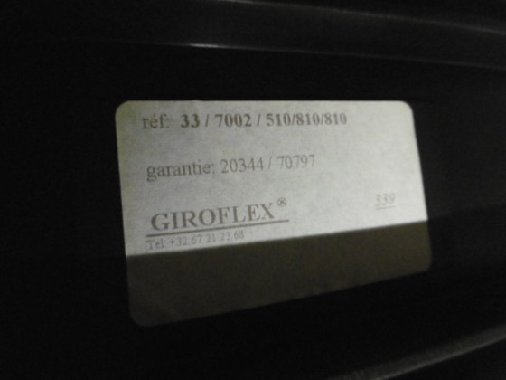 Sedia da conferenza Giroflex 33, tessuto blu, Sedie da conferenza, Metallo, Tessile, Vintage (foto 5 di 5)