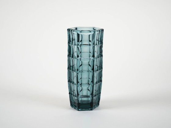Image 1 of Glass vase, Polish design, 1971, designer: Bogdan Kupczyk