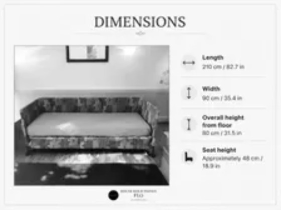 Interflex Flash 1990er Daybed – Schwarzes Metallgestell & Buchenholzlatten – 3-5 Sitzer Sofas, Iron, Wood (photo 8 of 9)