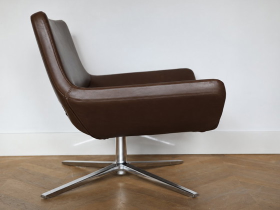 B&B Italia Metropolitan ME84 Armchairs – Pair in Brown Gamma Leather (photo 8 of 15)