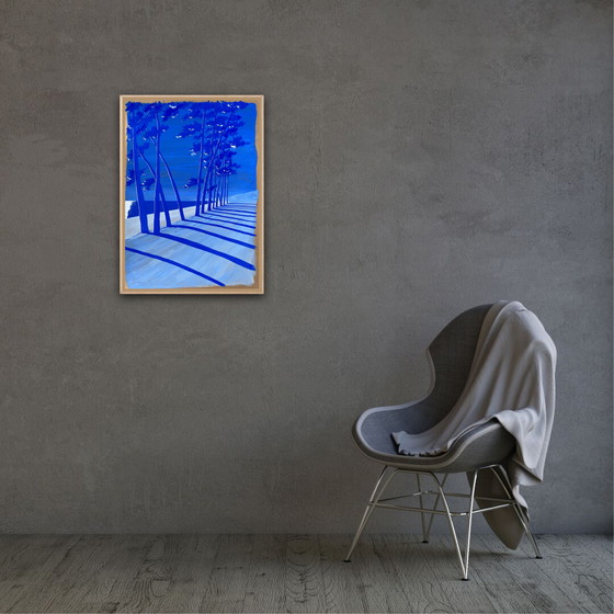 Image 1 of Gouache on 400g kraft paper.
Size: 70x50cm.