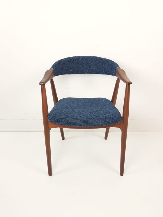 Image 1 of Set di 2 sedie danese vintage Farstrup blu Thomas Harlev