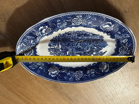 Arabia Landscape blue vintage crockery unique, Porcelain (photo 4 of 15)