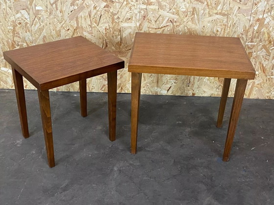 Image 1 of 2x 60s 70s Side Table Side Table Danish Modern Design 60s 70s