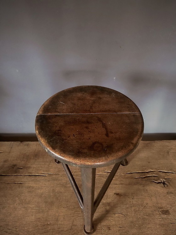 Image 1 of Rowac kruk Stool 50 cm Workshop Stool Bauhaus Design