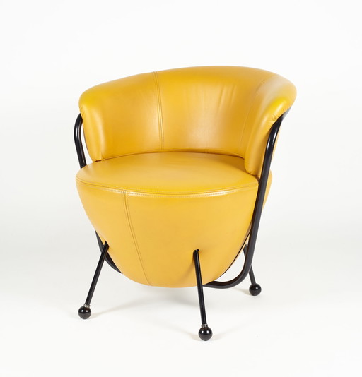 Postmoderne Italiaanse design club fauteuil